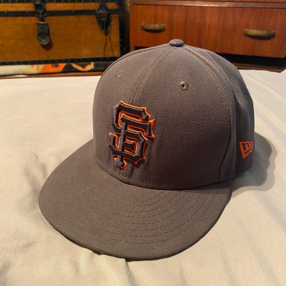 San Francisco Giants Hat Gray/ Orange